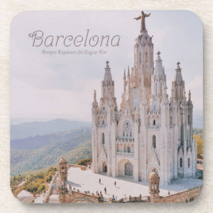 Barcelona Spain Temple Expiatori del Sagrat Cor Coaster