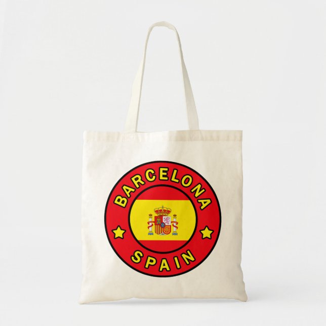 Barcelona Spain tote bag (Front)