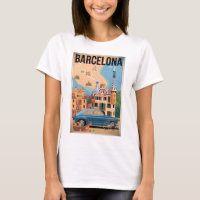Barcelona Spain vintage