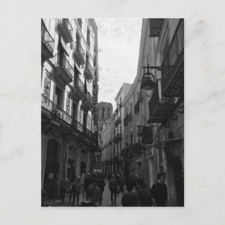 Barcelona Street Postcard