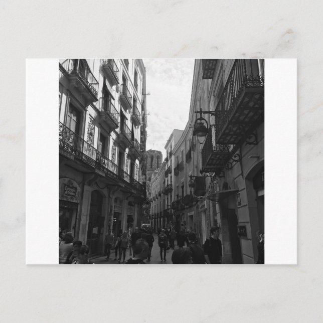 Barcelona Street Postcard (Front)