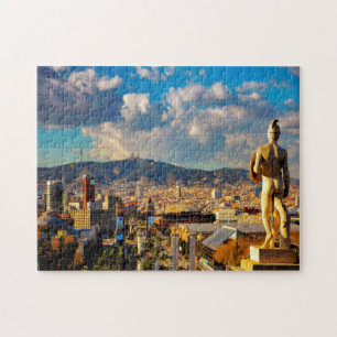 Barcelona Street Scene. Jigsaw Puzzle