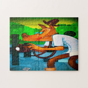 Barcelona Street Scene. Jigsaw Puzzle