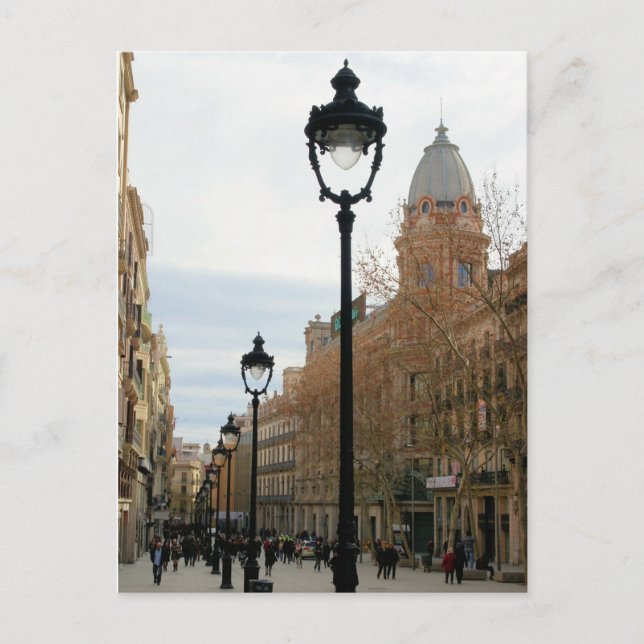 Barcelona Stroll - Portal del Angel Postcard (Front)