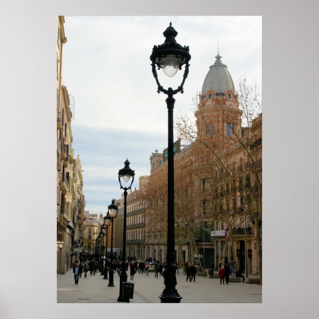 Barcelona Stroll - Portal del Angel Poster (Front)
