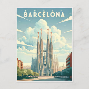 Barcelona: Stunning Spain's Vibrant City Postcard