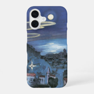 Barcelona View of City at Night by Walter Gramatte iPhone 16 Case