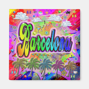 Barcelona Vista Express Magnet