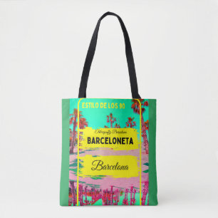 Barceloneta, Barcelona style bag-design 4 Tote Bag