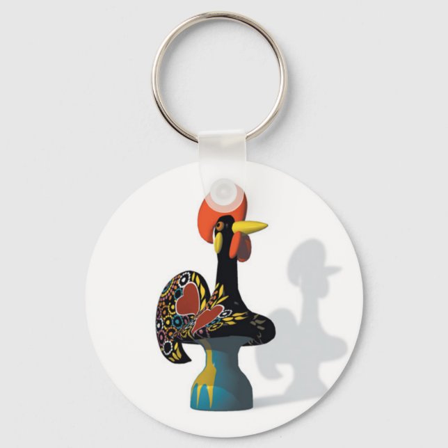 Barcelos Rooster Keychain (Front)