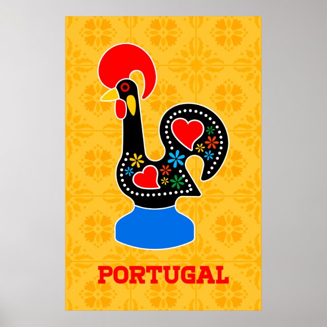 Barcelos Rooster Poster (Front)