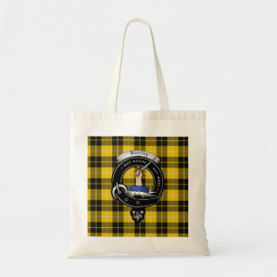 Barclay Clan Badge Tartan Tote Bag