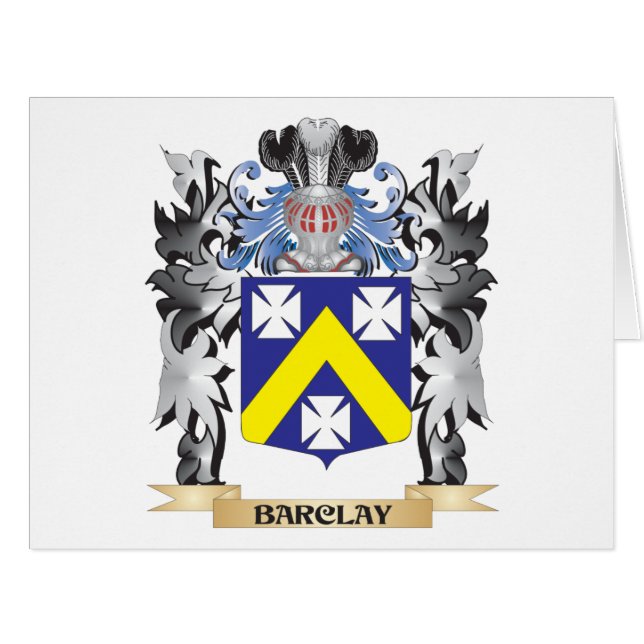 Barclay Coat of Arms - Family Crest (Front Horizontal)