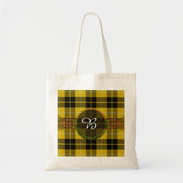 Barclay Dress Tartan And Monogram Tote Bag (Front)