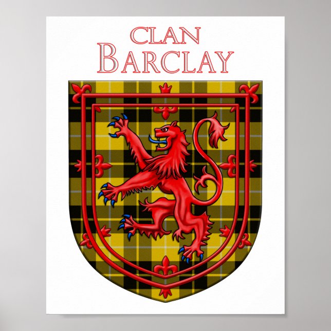 Barclay Dress Tartan Scottish Plaid Poster (Front)