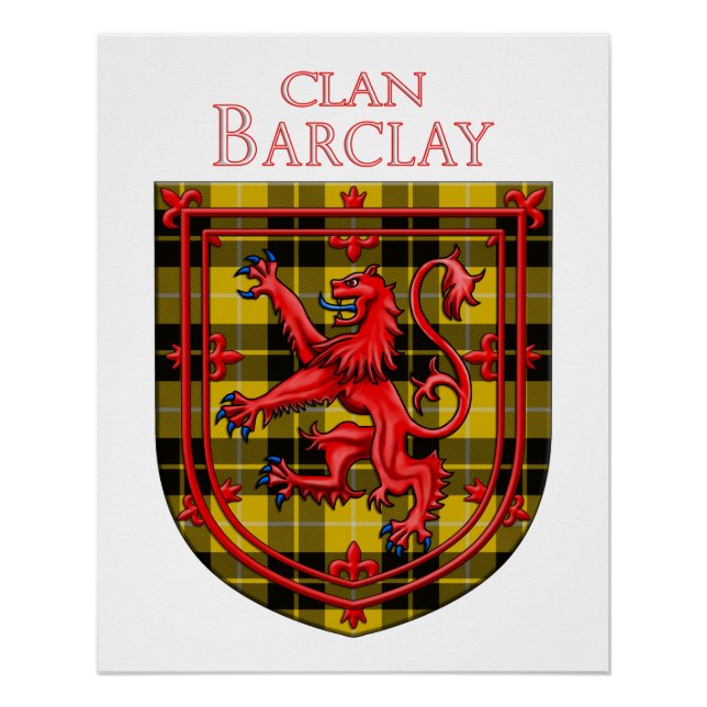 Barclay Dress Tartan Scottish Plaid Poster (Front)