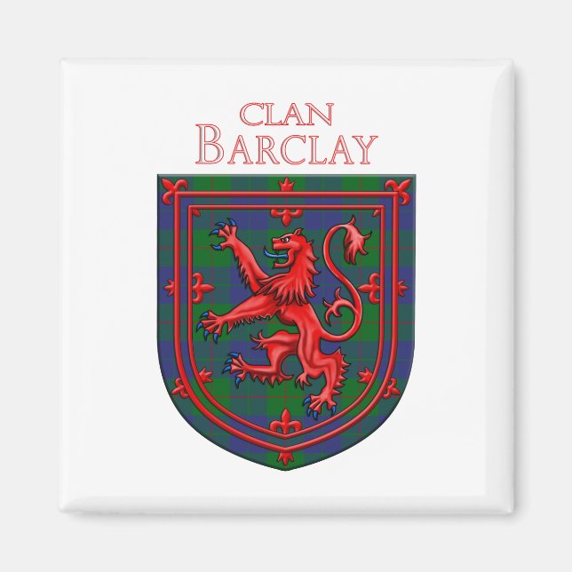 Barclay Hunting Tartan Scottish Plaid Magnet (Front)