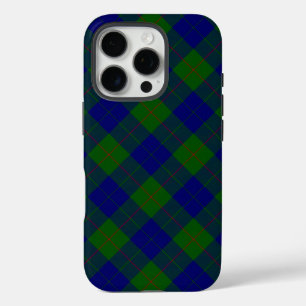 Barclay tartan blue green plaid iPhone 16 pro case