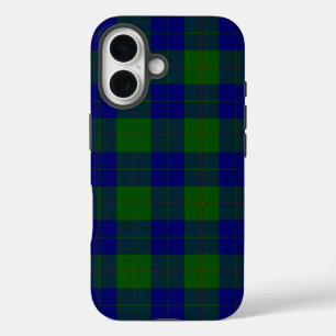 Barclay tartan blue green plaid iPhone 16 case