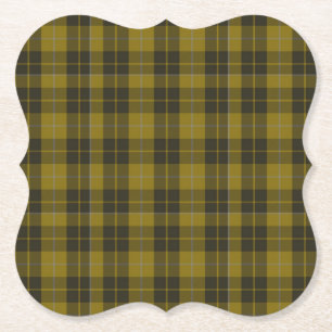 Barclay Tartan, Scottish Heritage Plaids Paper Coaster