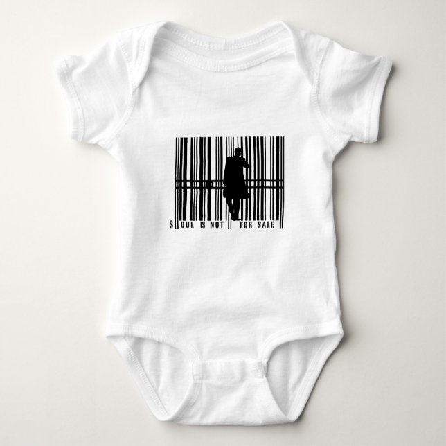 barcode baby bodysuit (Front)