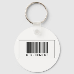 Barcode Biochemist Key Ring