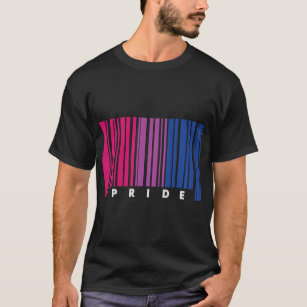 Barcode Bisexual Pride LGBT Hoodie Lesbian Gay Fla T-Shirt