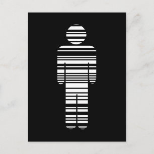 barcode boy postcard