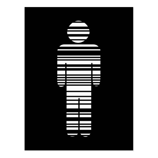 barcode boy postcard