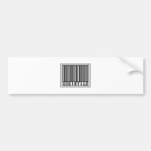 Barcode Christian Bumper Sticker