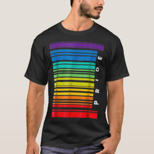 Barcode Gay Pride LGBT T shirt Lesbian Bisexual Fl