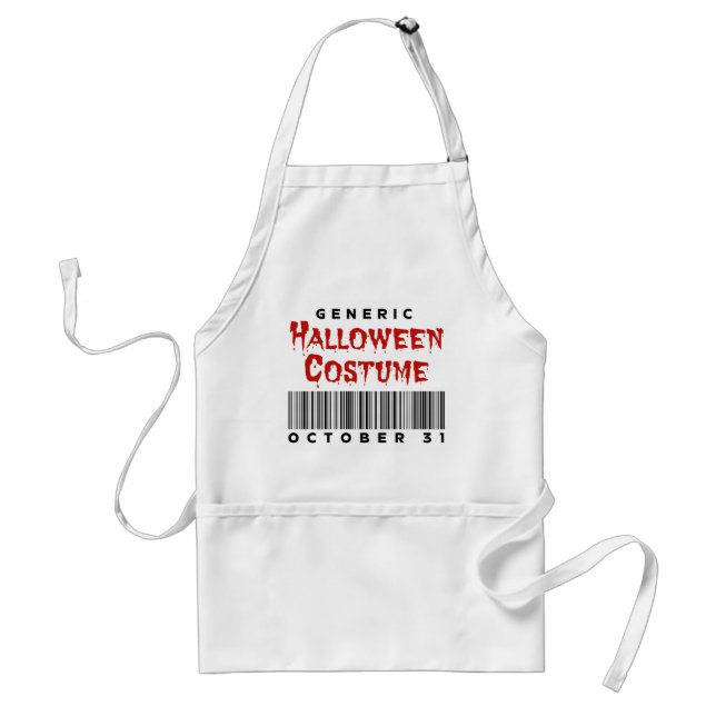 Barcode Generic Halloween Costume October 31 Standard Apron (Front)