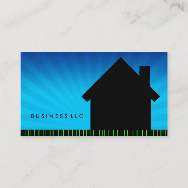 barcode home sunrise business card (Front)