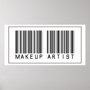 Barcode Makeup Artist Poster