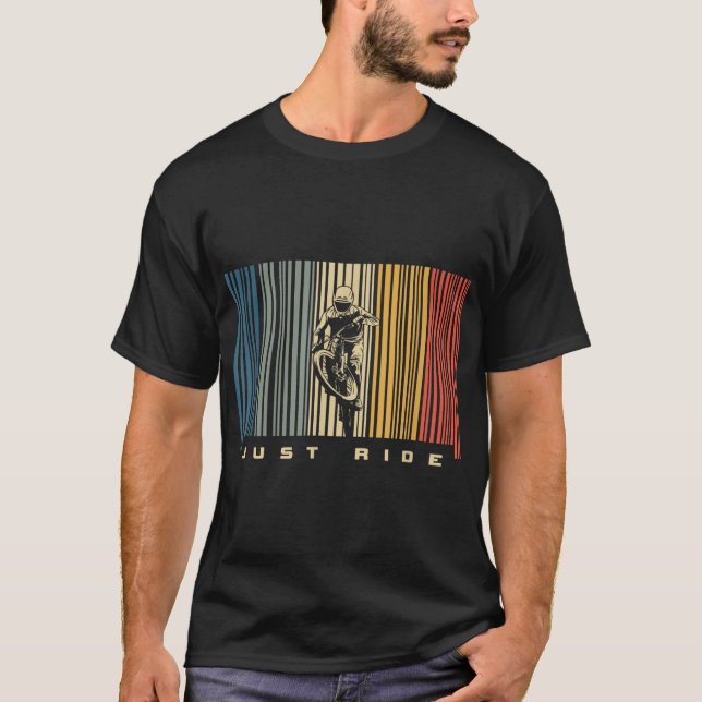 Barcode MTB Mountain Bike Apparel - MTB Mountain B T-Shirt (Front)