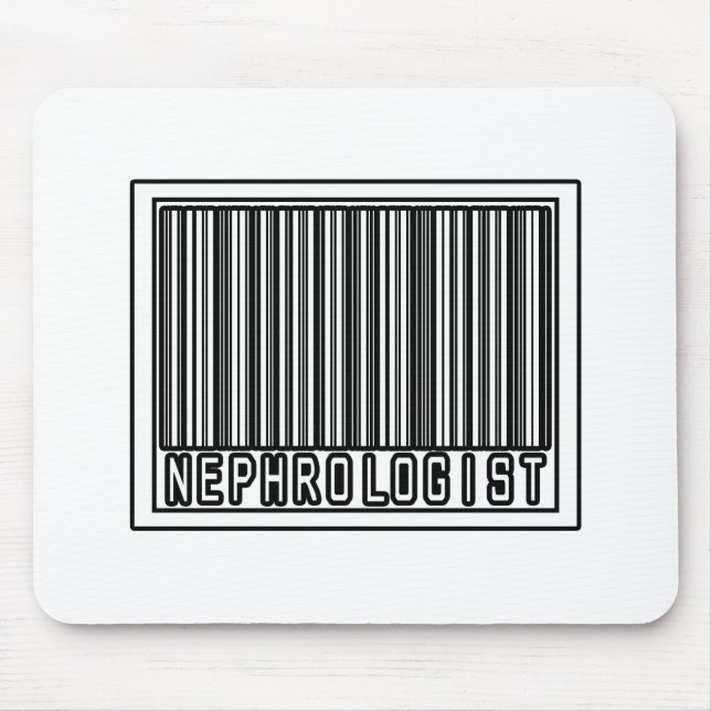Barcode Nephrologist Mouse Pad (Front)