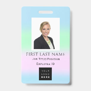 Barcode Photo Name IDCard NURSE Health CareDoctor ID Badge