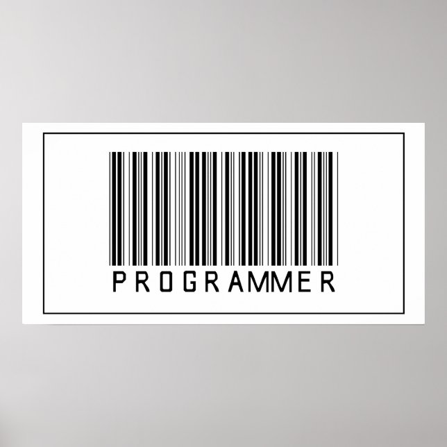 Barcode Programmer Poster (Front)