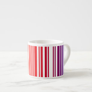 Barcode Stiped Espresso Mug