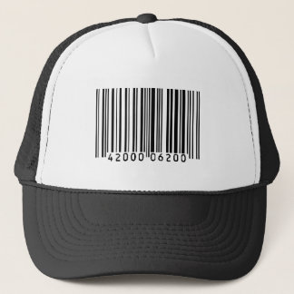 barcode trucker hat