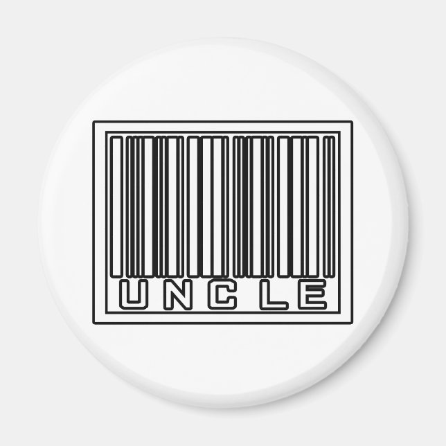 Barcode Uncle Magnet (Front)