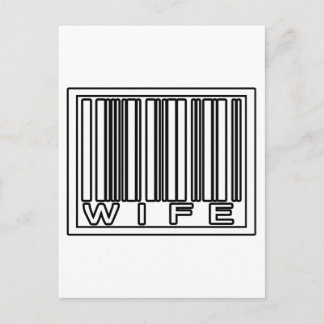 Barcode Wife Postcard