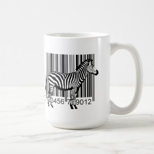 Barcode Zebra illustration Coffee Mug