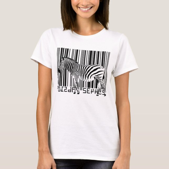 Barcode zebra T-Shirt (Front)