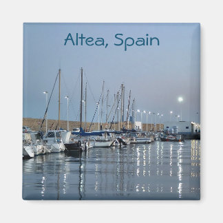 Barcos en el puerto de Altea Magnet