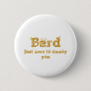 Bard 6 Cm Round Badge