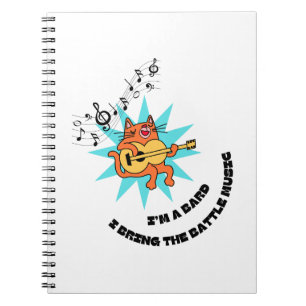 bard battle music notebook