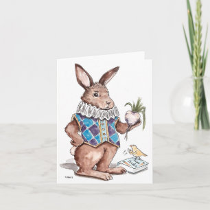 Bard Bunny Card