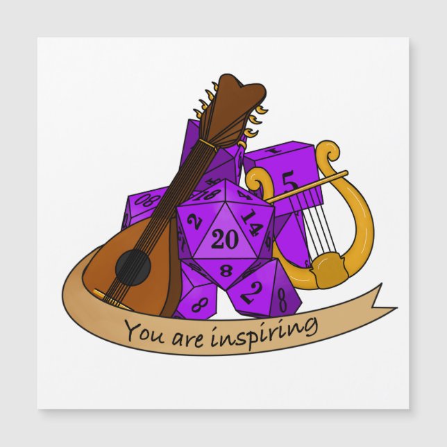 Bard Dice Design (Front)