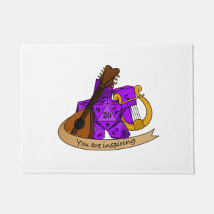 Bard Dice Design Doormat